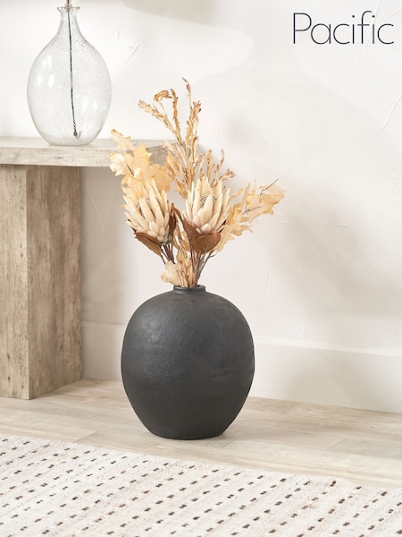 Pacific Lifestyle Black Fibrestone Decorative Vase (F66841) | £70