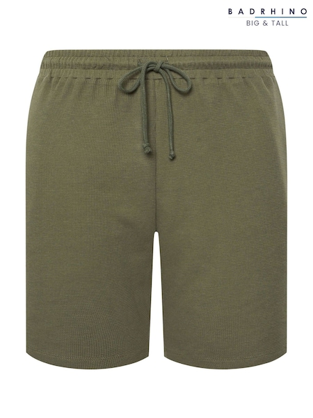 BadRhino Big & Tall Green Textured Shorts (F66911) | £34