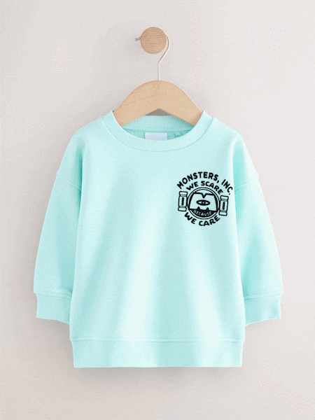 Blue Monsters Inc Crew Sweatshirt (6mths-8yrs) (F66949) | £15 - £17