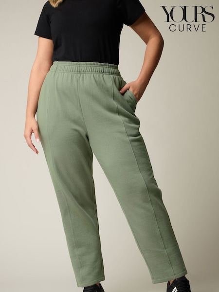 Yours Curve Green Carrot Leg Joggers (F67253) | £24