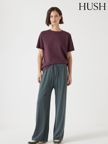Hush Green Amie Wide Leg Joggers (F67290) | £60