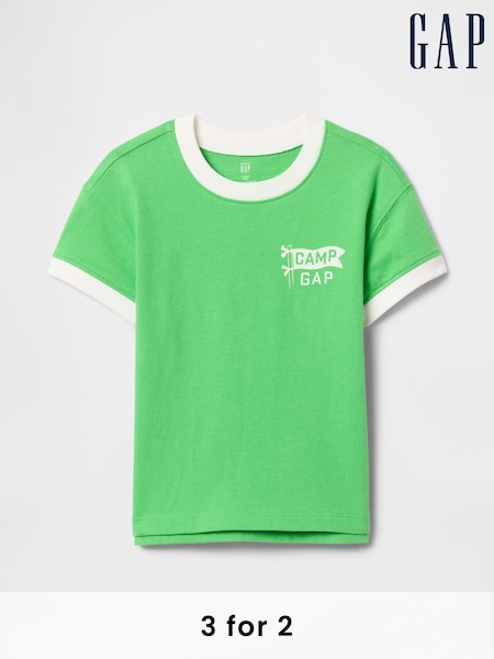 Gap Green Cotton Short Sleeve T-Shirt (6mths-5yrs) (F68310) | £10