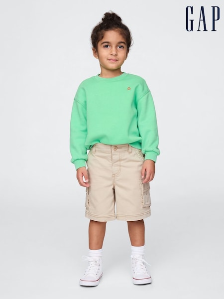 Gap Beige Pull On Cargo Shorts (6mths-5yrs) (F68316) | £18