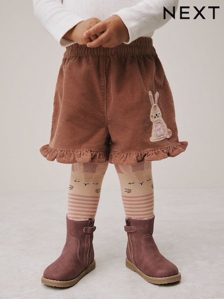 Pink Bunny Shorts and Tights (3mths-7yrs) (F68748) | £18 - £22