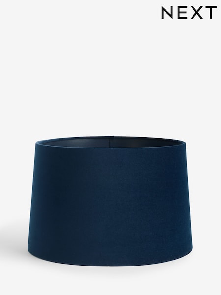 Navy Blue Velvet Lamp Shade (F68891) | £16 - £32