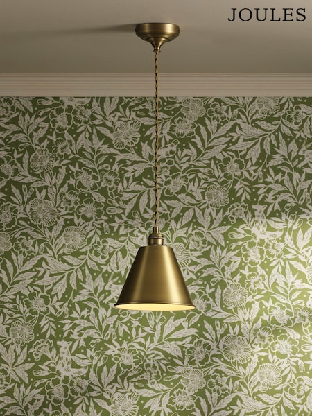 Joules Antique Brass Wollaton Pendant Ceiling Light (F69250) | £50