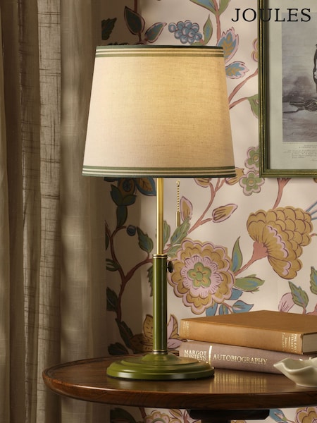 Joules Green Upton Rise and Fall Table Lamp (F69254) | £60