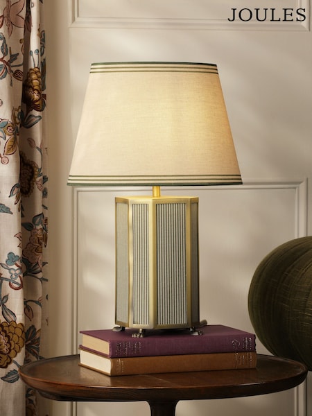 Joules Green Helmingham Antique Brass Claw Foot Table Lamp (F69256) | £80