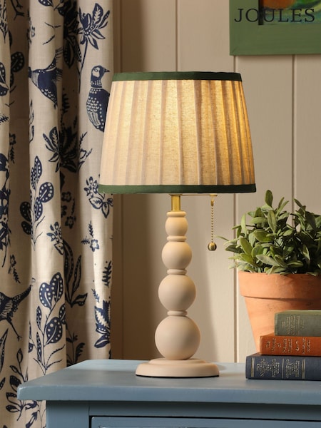 Joules Cream Harewood Table Lamp (F69259) | £75