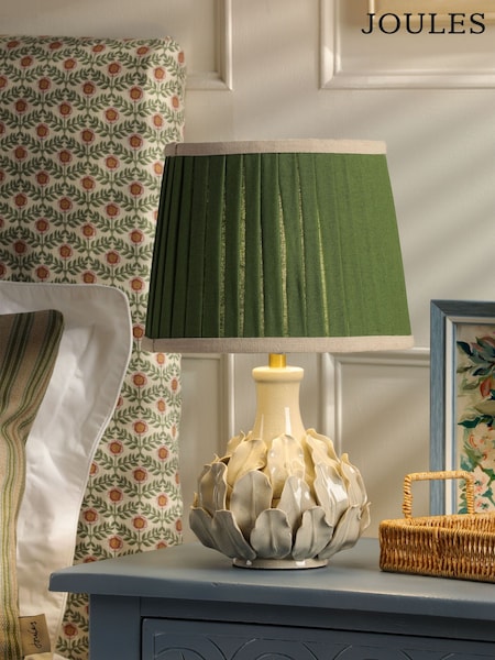 Joules Cream Chatsworth Small Ceramic Table Lamp (F69278) | £90