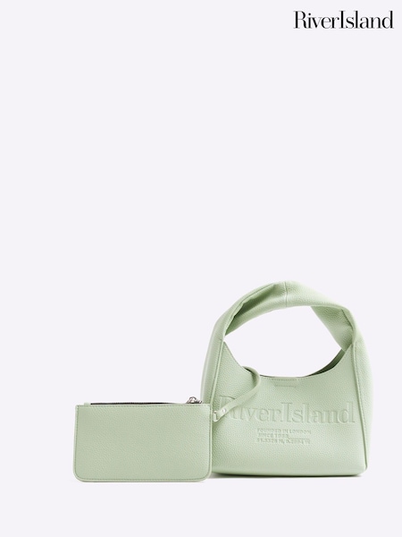 River Island Green Scoop Grab Bag (F69396) | £28