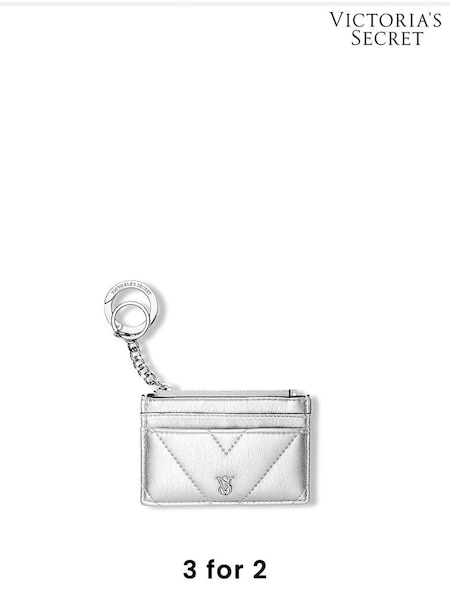 Victoria's Secret Silver Card Holder Keyring (F69419) | £15