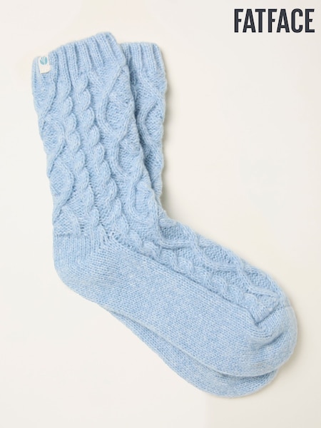 FatFace Cream Cable Lounge Socks (F69480) | £14