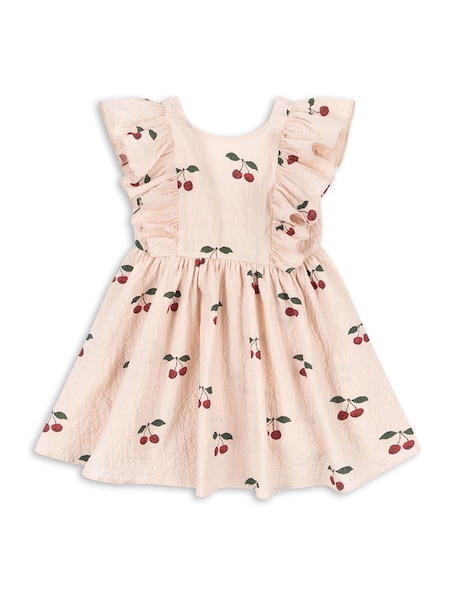 Konges Sløjd Pink Elin Cherry Print Dress (F69522) | £60