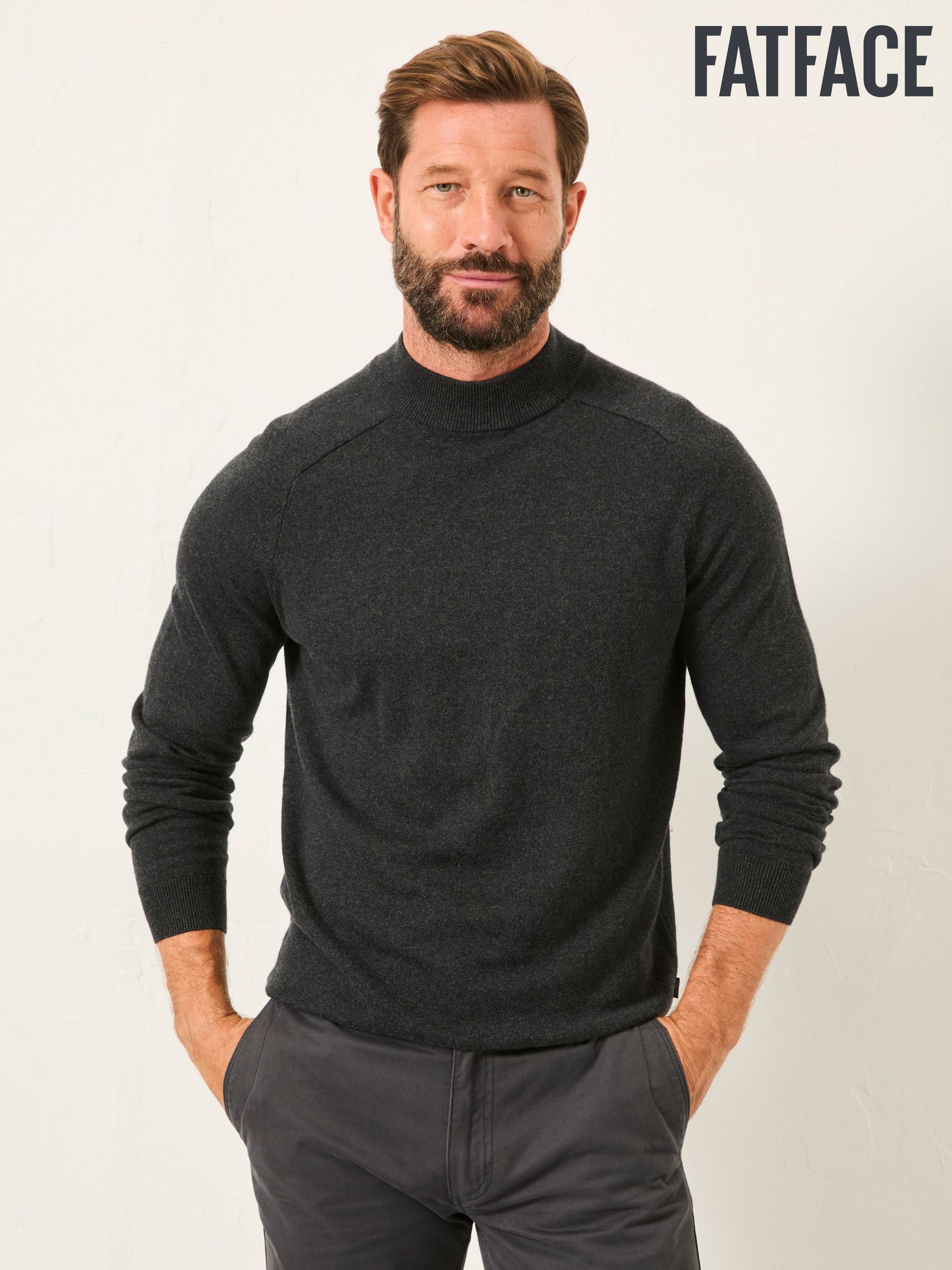 Men's Tall Turtleneck Tee KingSize Big & Tall Men's Turtleneck