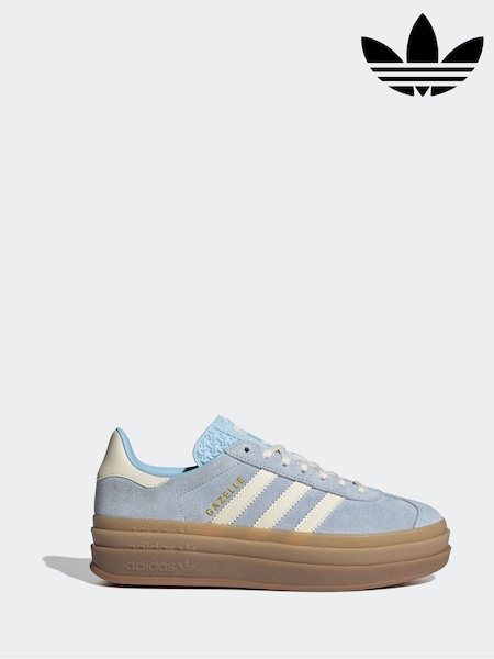 adidas Originals Blue Gazelle Bold Trainers (F69680) | £95