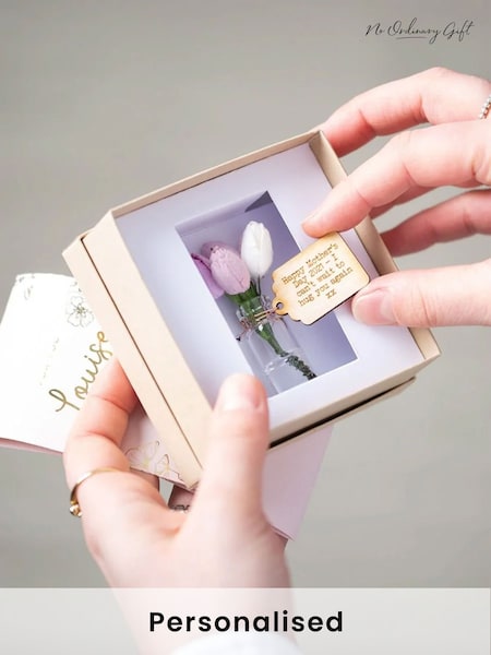 Personalised Artificial Flower by No Ordinary Gift (F70097) | £30