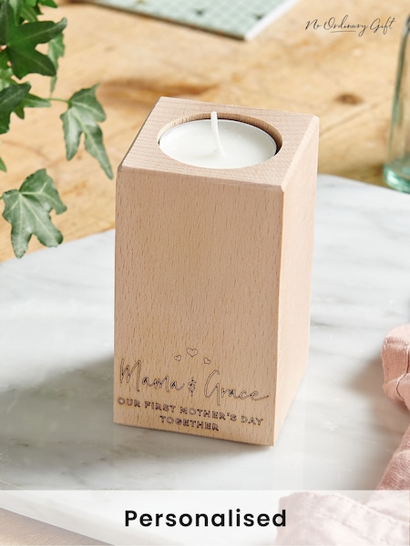 Personalised Candle Holder by No Ordinary Gift (F70124) | £26