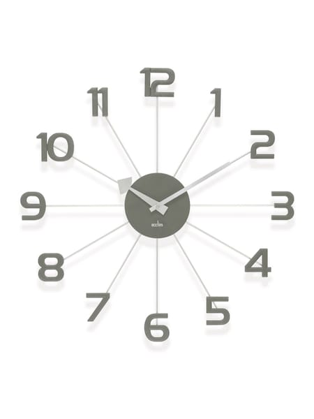 Acctim Clocks Slate Green Astraea Spoke Wall Clock (F70223) | £75