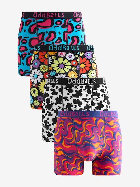 OddBalls Multi Mens Favs Bundle Boxers 4 Pack (F70327) | £48