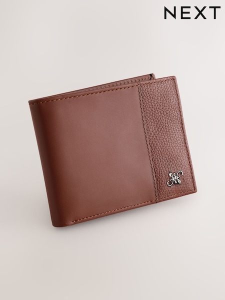 Tan Brown Leather Bifold Wallet (F70685) | £25