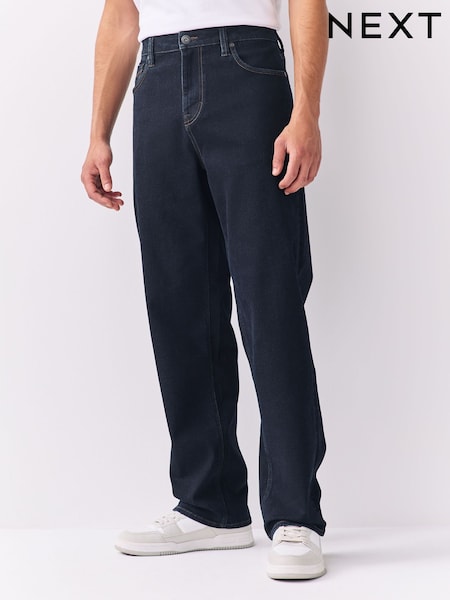 Blue Rinse Relaxed Fit Motionflex Jeans (F70746) | £38