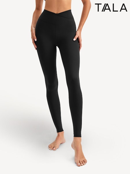 TALA Black DayFlex Wrap High Waisted Leggings (F70755) | £59