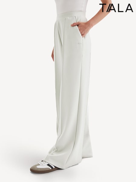 TALA White Wide Leg Trousers (F70759) | £75