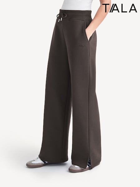TALA Brown Wide Leg Joggers (F70776) | £59