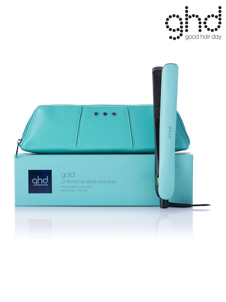 ghd Gold Limited Edition Hair Straightener in Mystic Aqua (F70970) | £199