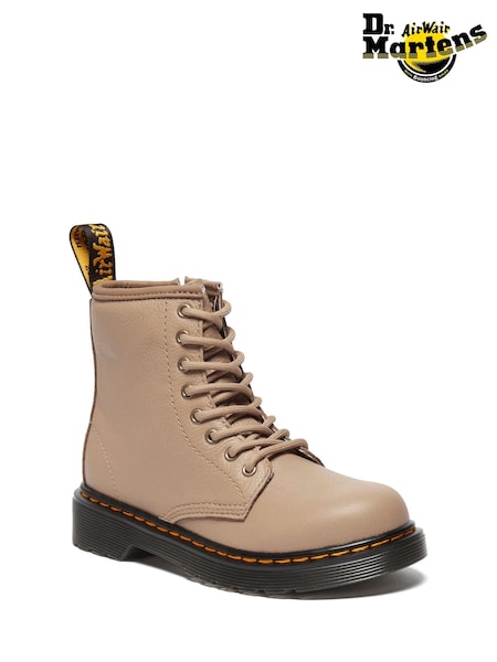 Dr. Martens Cream Junior 1460 Virginia Lace-Up Leather Boots (F71182) | £80