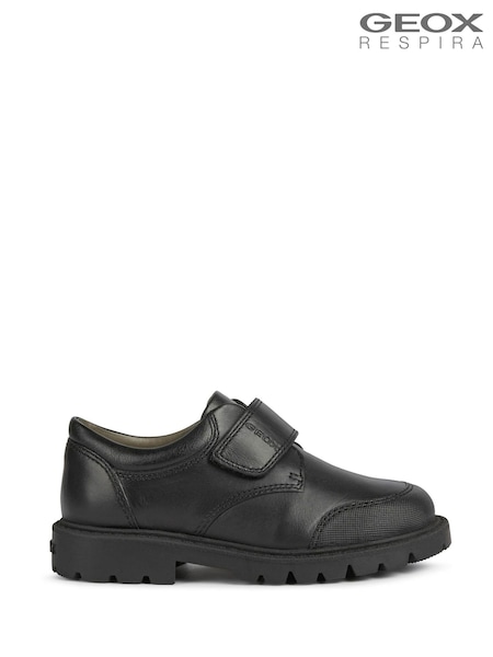 Geox Shaylax Boy Black Shoes (F71201) | £52