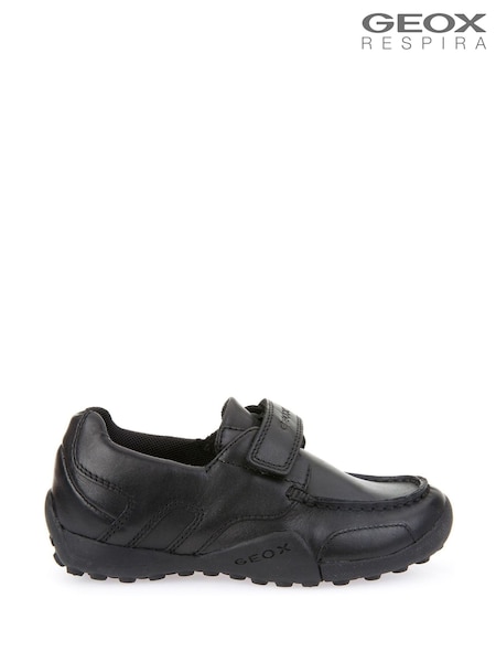 Geox J W.Snake Moc Black Moccasins (F71212) | £55