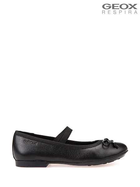 Geox Plie' School Black Shoes (F71216) | £52
