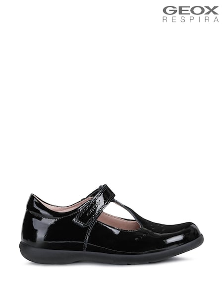 Geox Girl Naimara Black Ballerinas Shoes (F71220) | £55