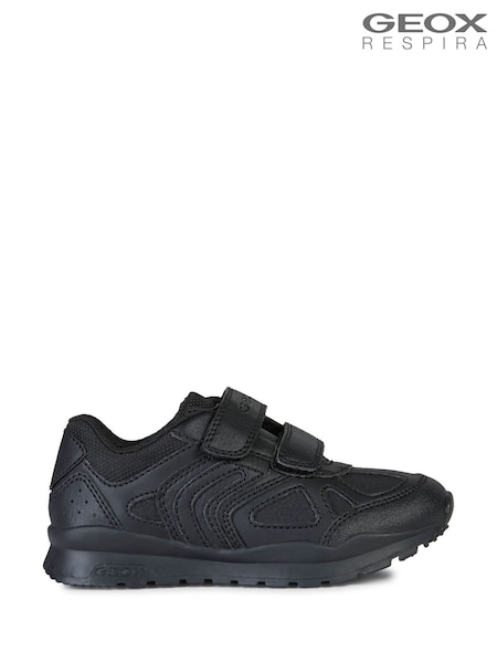 Geox Pavel School Black Shoes (F71225) | £47
