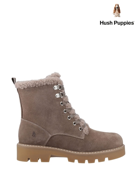 Hush Puppies Aurelia Ankle Brown Boots (F71257) | £95