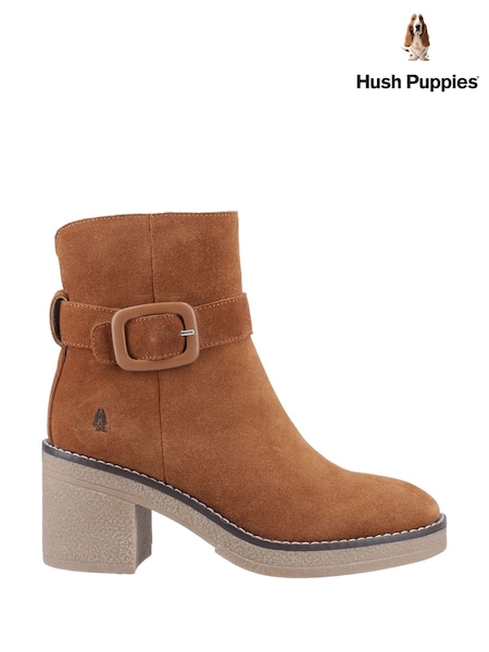 Hush Puppies Fearne Buckle Boots (F71272) | £100