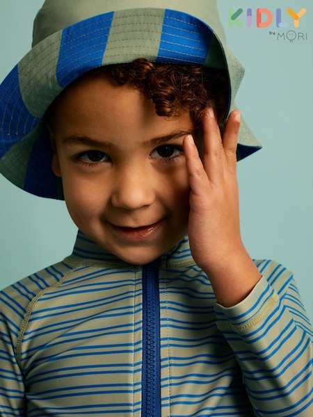 KIDLY BY MORI Recycled Polyester Bucket Hat (F71567) | £16