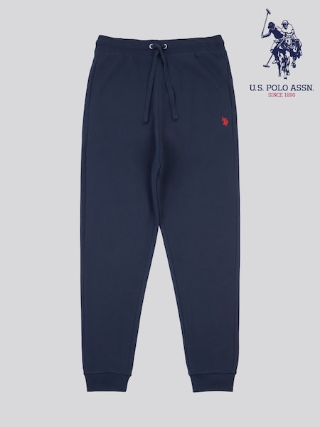 U.S. Polo Assn. Blue Mens Double Horsemen Loopback Joggers (F71646) | £50