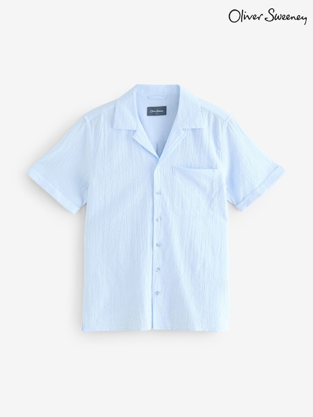 Oliver Sweeney Blue 100% Cotton Riviera Shirt (F71753) | £99