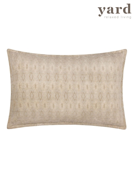 Yard Chalk Ramas Jacquard Polyester Filled Cushion (F71759) | £24