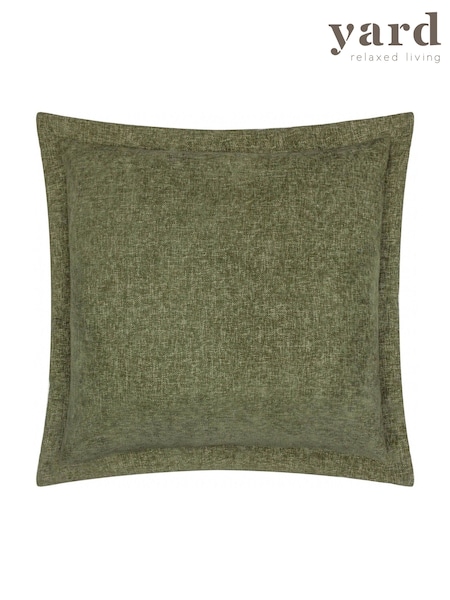 Yard Moss Dune Chenille Cushion (F71791) | £19