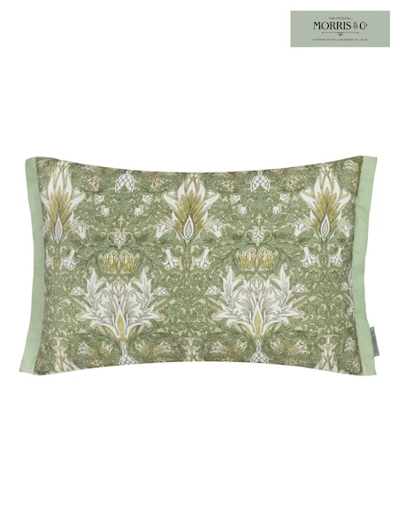 Morris & Co Sunflower Snakeshead Printed Outdoor Cushion (F71801) | £20