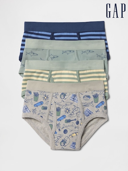 Gap Green Briefs 4-Pack (F71896) | £18