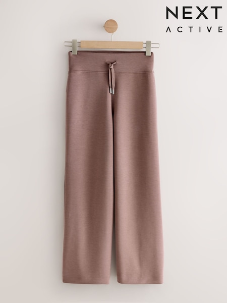 Mocha Brown Active Modal Supersoft Wide Leg Trousers (F72180) | £34