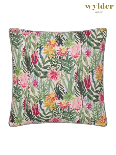 Wylder Nature Multicolour Country Wilds Blossom Printed Cushion (F72232) | £14