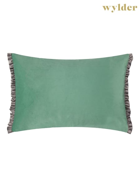 Wylder Sage Tilly Velvet Cushion (F72235) | £16