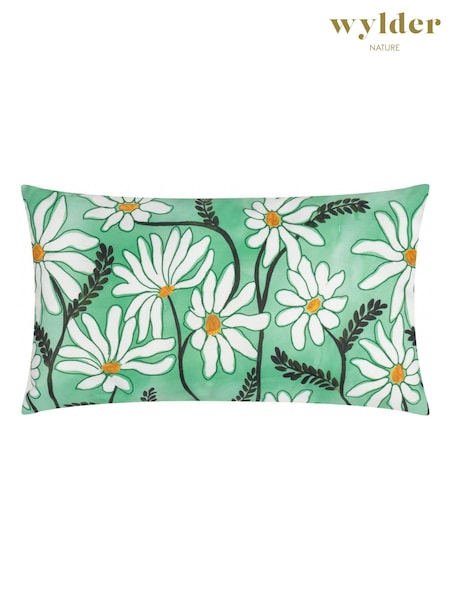 Wylder Multicolour Daisy Fields Printed Outdoor Cushion (F72237) | £15