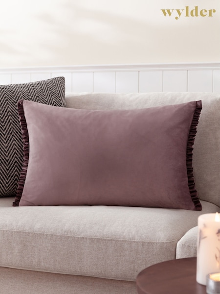 Wylder Heather Tilly Velvet Cushion (F72246) | £16